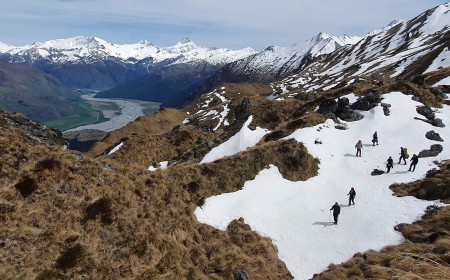 1.Heli walking home on the icing on the cake...